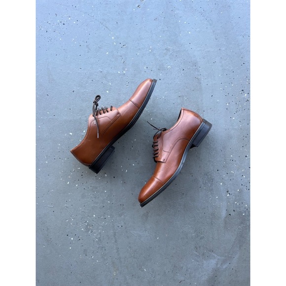 Cole Haan Modern Essentials CapToe Oxford Dress Shoe Mens 11.5 British Tan - Picture 1 of 8
